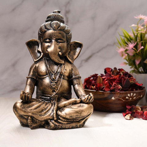 Antique Baby Ganesha Statue