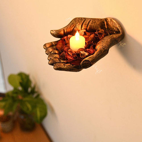 potpourri holder dhyana mudra hand