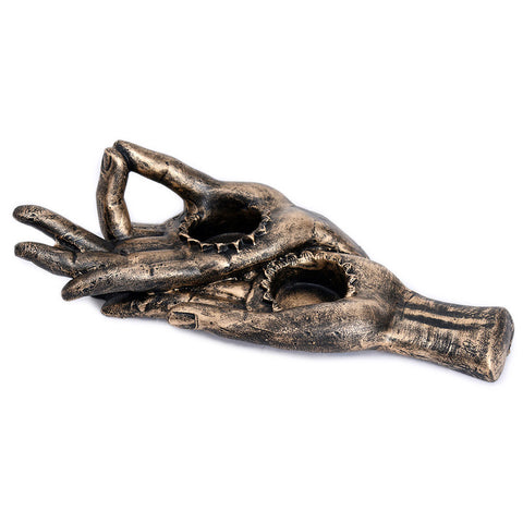 hand palm candle holder