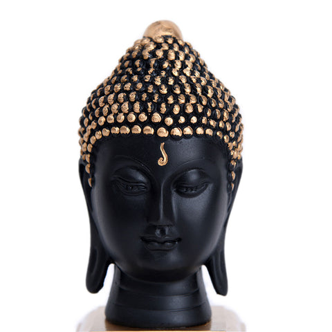 Premium Buddha Head Statue, Buddha Idols for Home Decor (3Inch Tall Buddha Paper Weight)