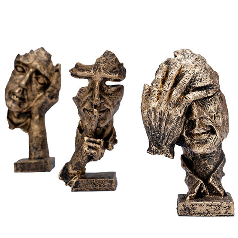 abstract thinker statue