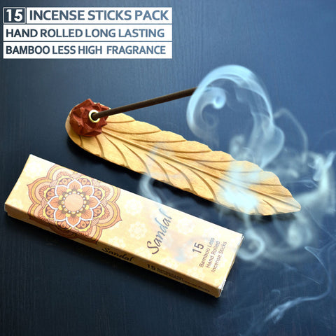 wooden incense stand
