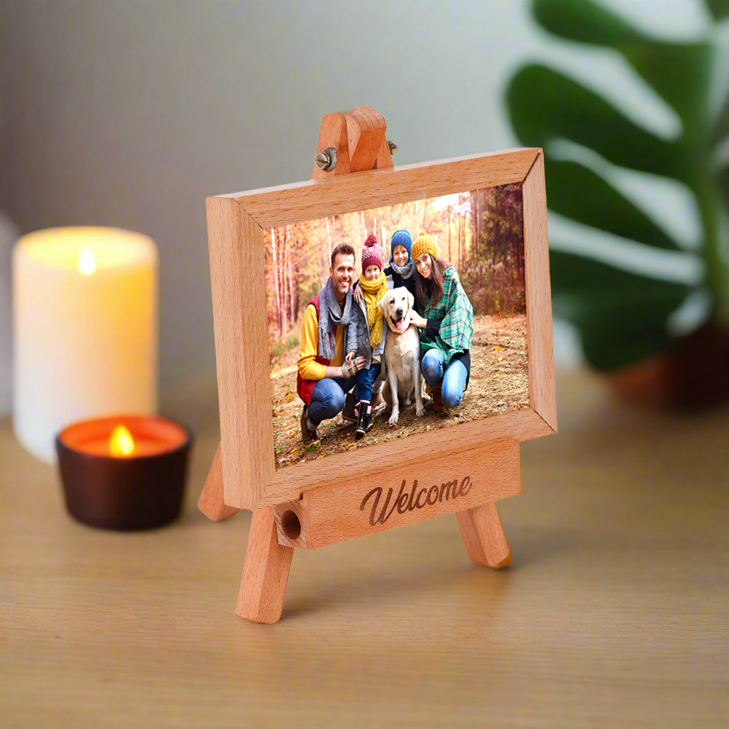 Mini 2 in 1 White Board & Photo Frame Stand – JaipurCraft