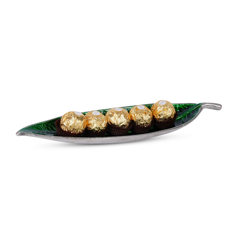 Mango Leaf Shape Design Tray – Elegant Serveware & Tableware