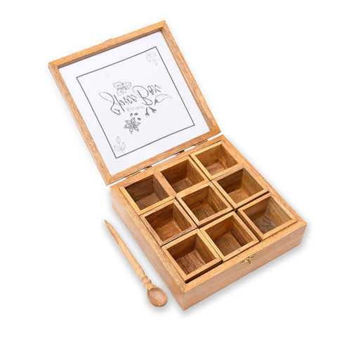 Spice Box with Spoon