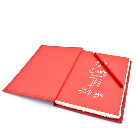 Multicolor Handmade Journal Notebook with Deckle-Edge Pages (6.5 x 8.5 Inches)